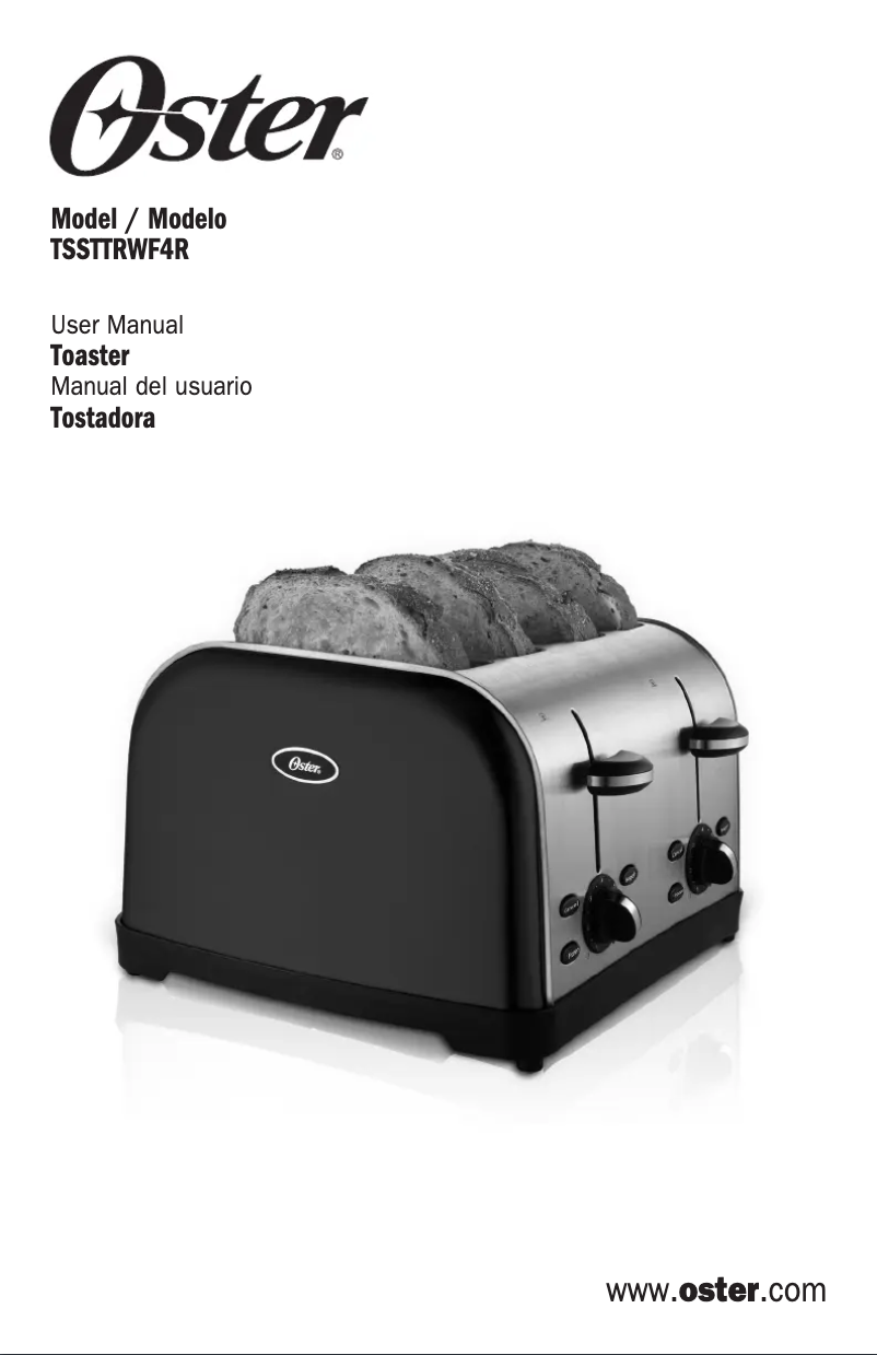 Página 1 del manual Manual de usuario Oster TSSTTRWF4R