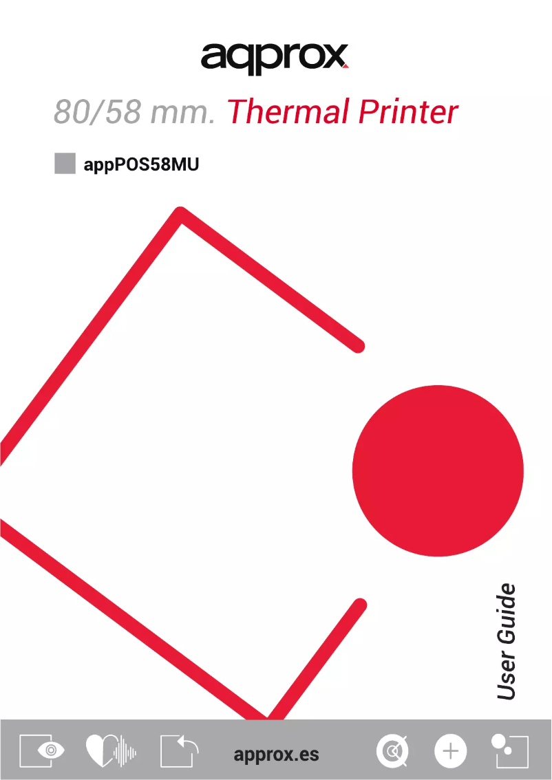 First page image of the manual for appPOS58MU