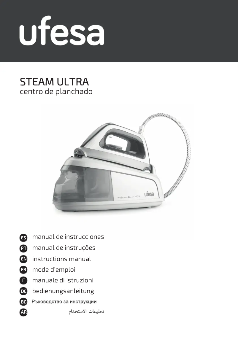 Page n°1 - Manuel utilisateur Ufesa Steam Ultra