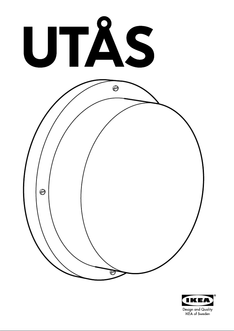 Image de la première page du manuel de l'appareil UTAS