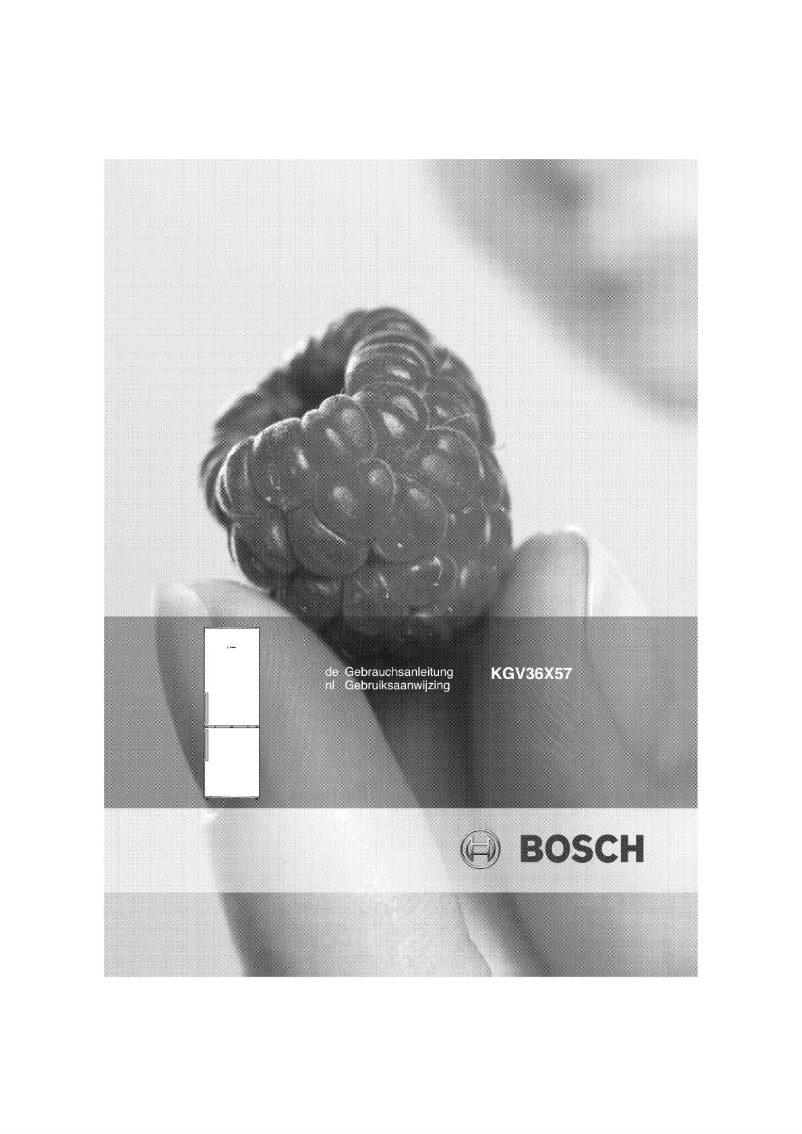 First page image of the manual for KGV36X57