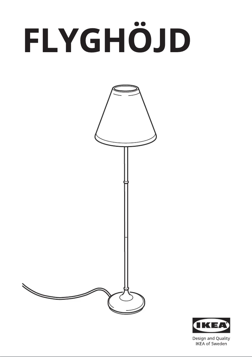 Image de la première page du manuel de l'appareil FLYGHÖJD 405.244.45