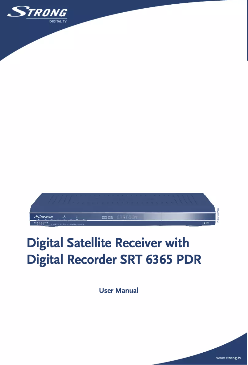 Page 1 de la notice Manuel utilisateur Strong SRT 6365 PDR