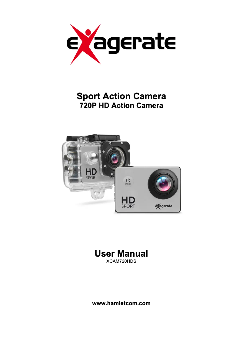 Image de la première page du manuel de l'appareil XCAM720HD