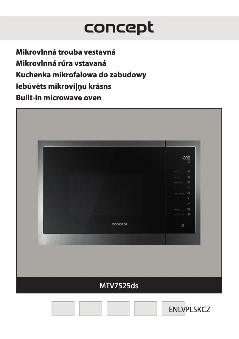 Page 1 de la notice Manuel utilisateur Concept MTV7525DS