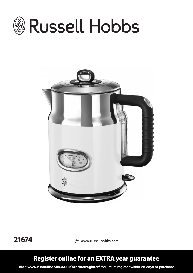 Page n°1 - Manuel utilisateur Russell Hobbs Retro 21674