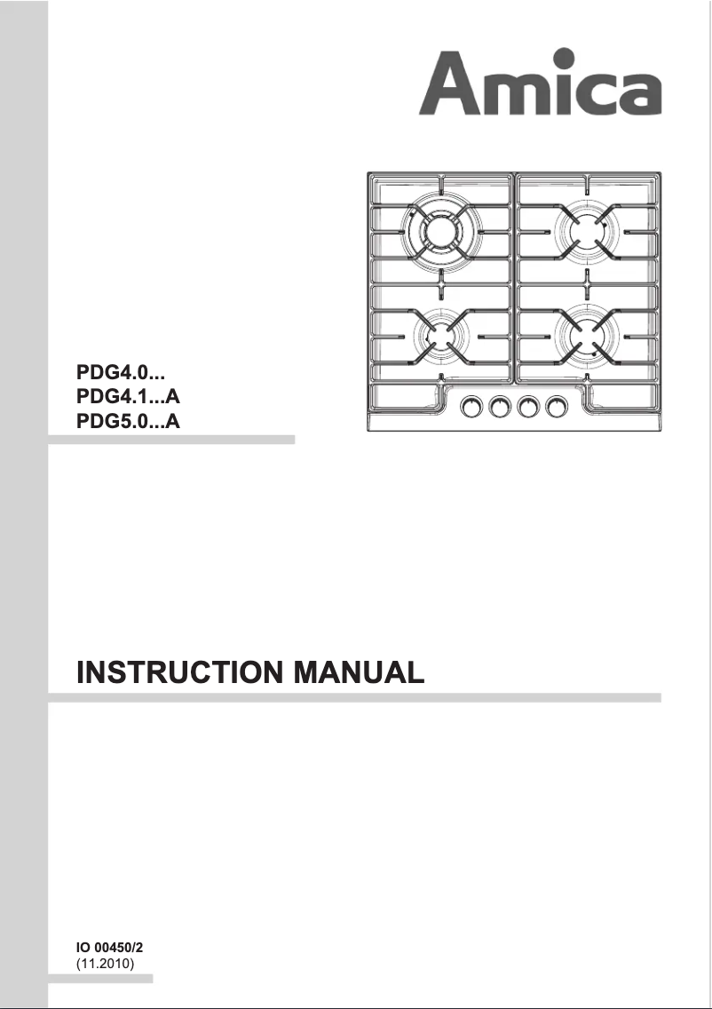Page 1 de la notice Manuel utilisateur Amica KMG 13166 E