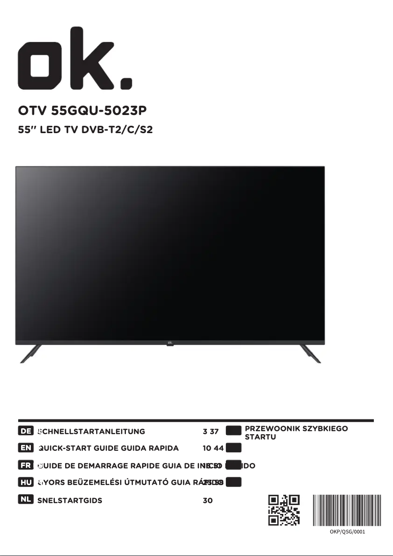 Página 1 del manual Manual de usuario OK OTV 55GQU-5023P