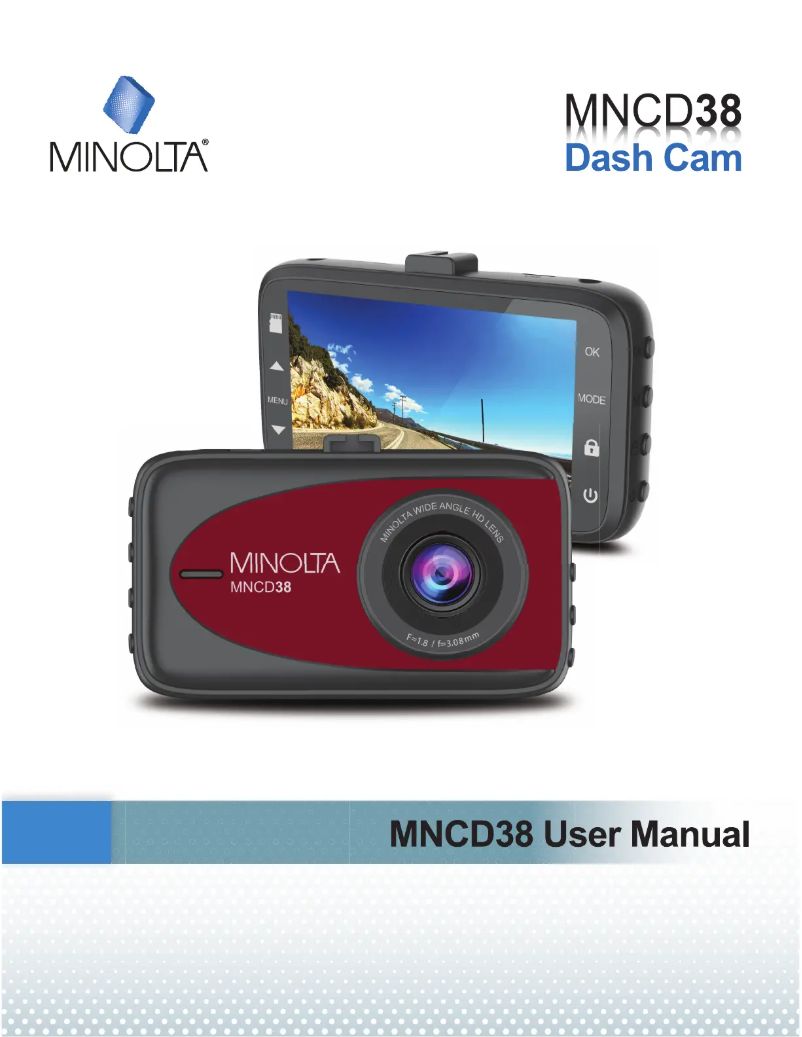 Page n°1 - Manuel utilisateur Minolta MNCD38