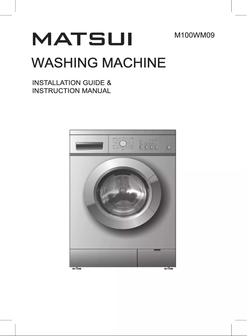 Página 1 del manual Manual de usuario Matsui M100WM09