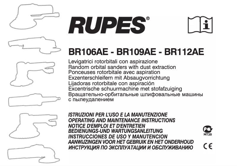 Page n°1 - Manuel utilisateur Rupes BR 106AE