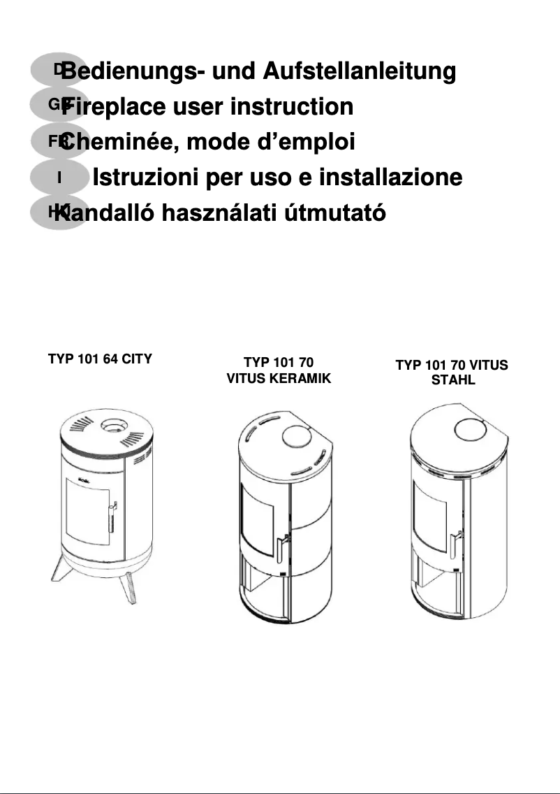 Page 1 de la notice Manuel utilisateur Wamsler Vitus