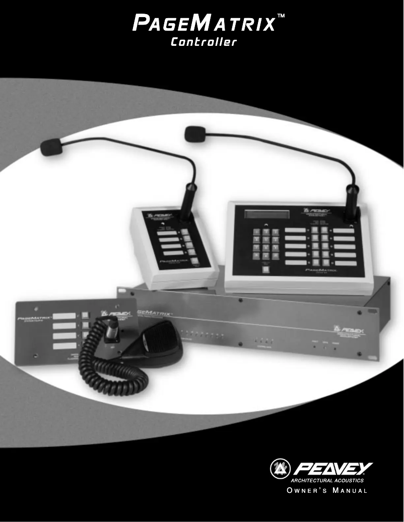 Page n°1 - Manuel utilisateur MediaMatrix PageMatrix