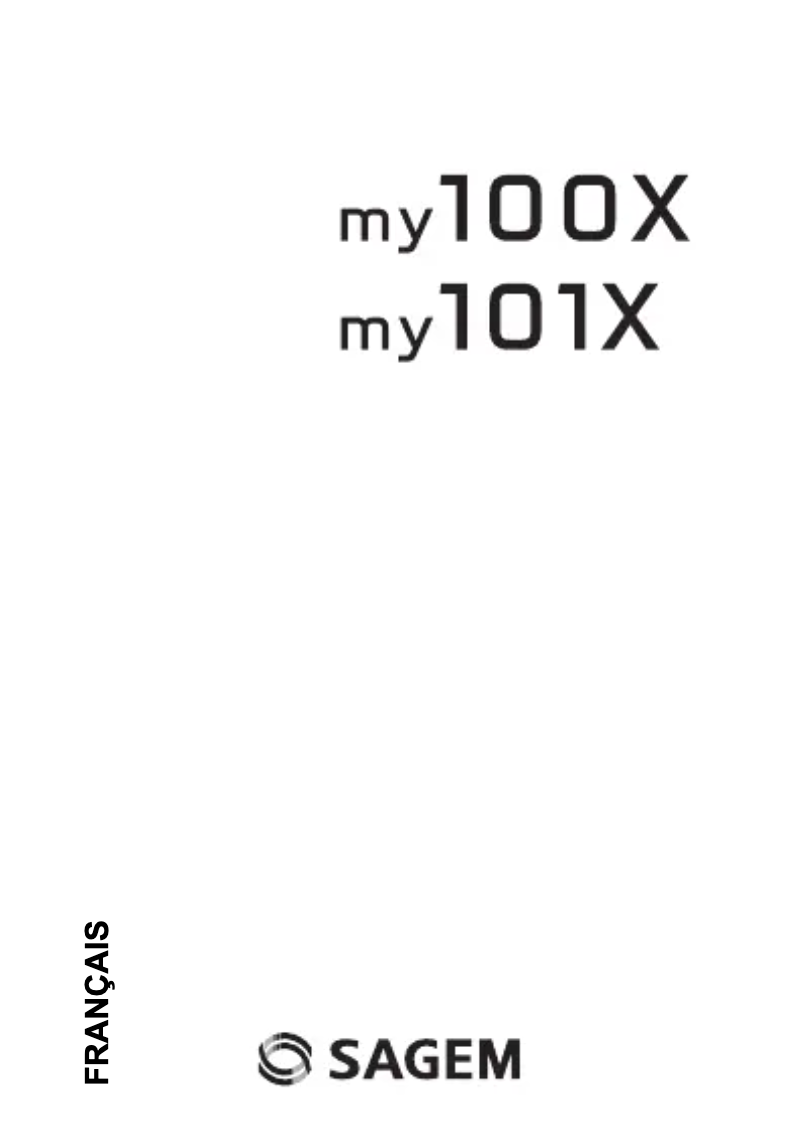 Image de la première page du manuel de l'appareil MY100X