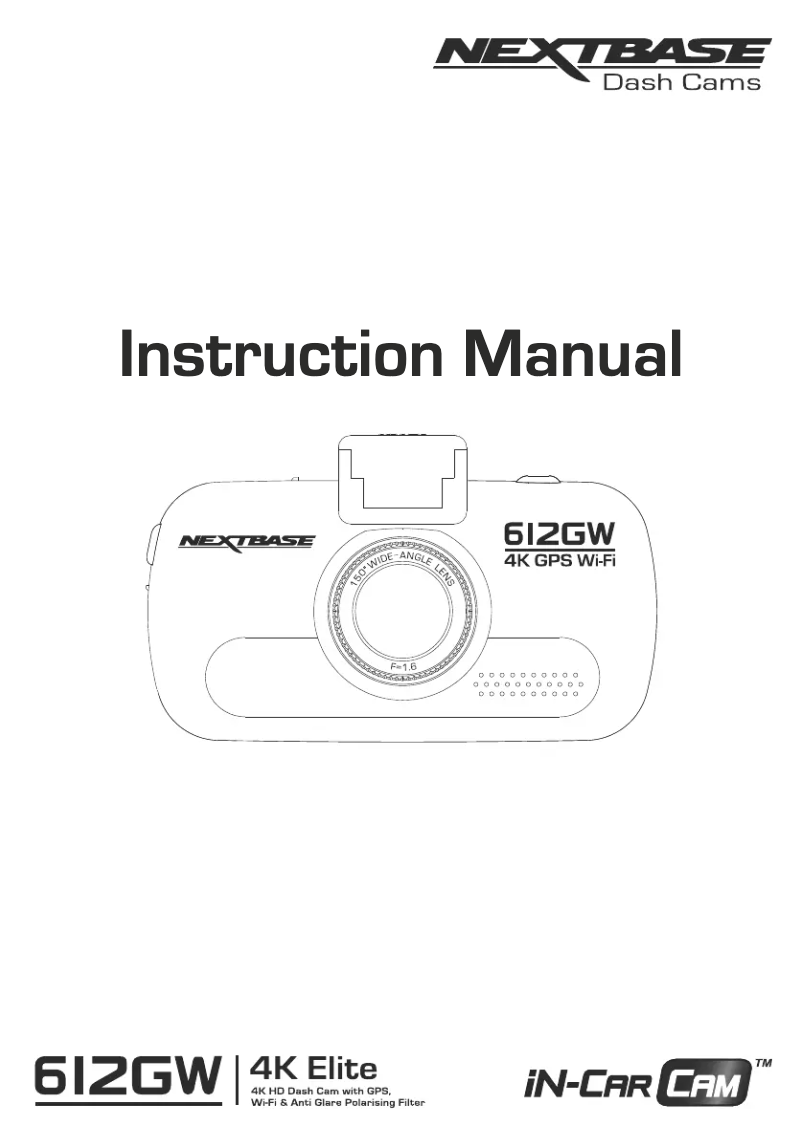 Page 1 de la notice Manuel utilisateur Nextbase 612GW