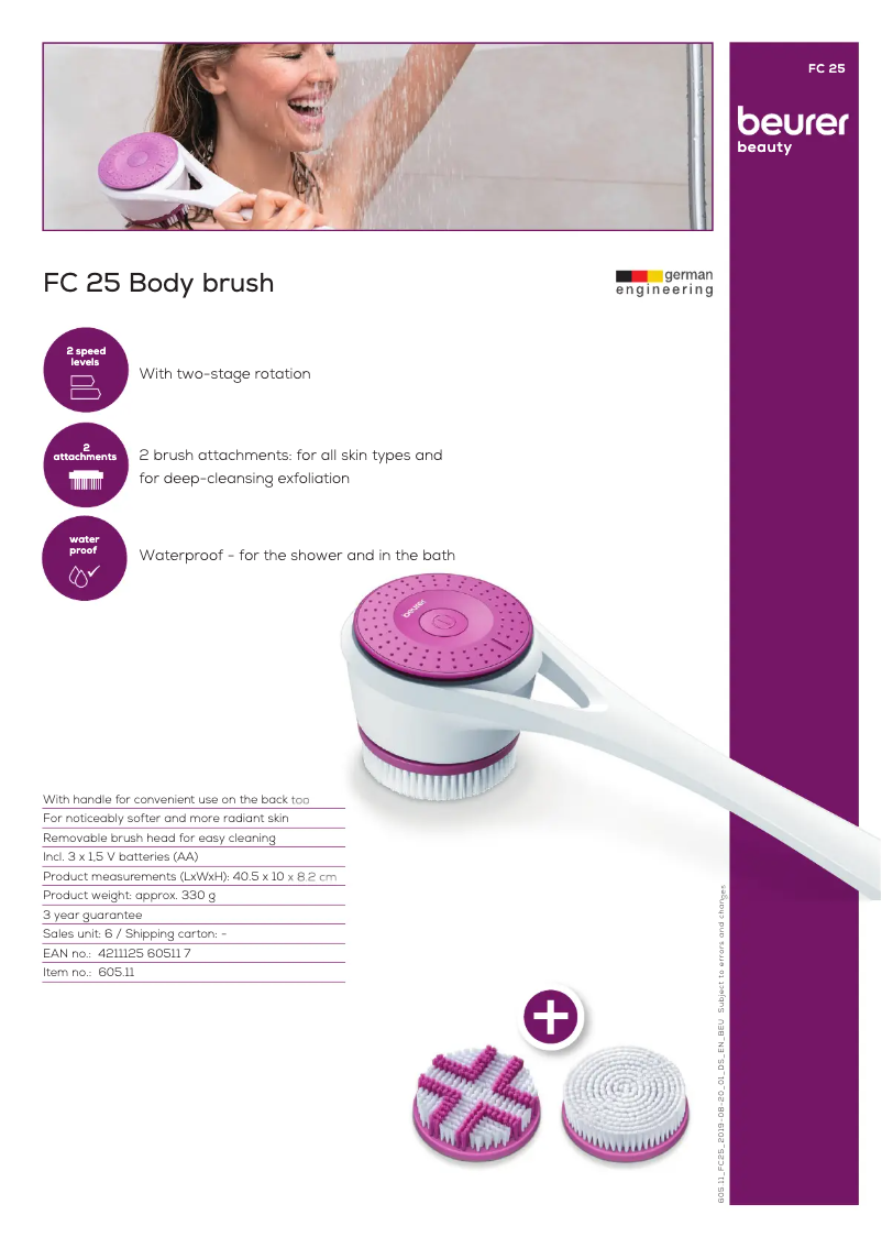 Image de la première page du manuel de l'appareil FC 25