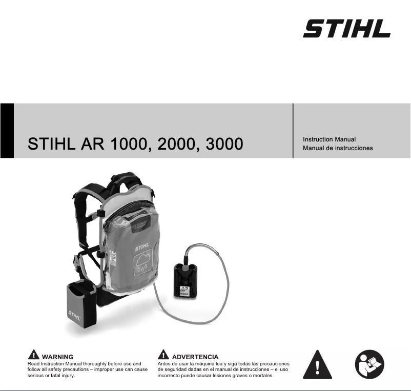 Page 1 de la notice Manuel utilisateur Stihl AR 2000