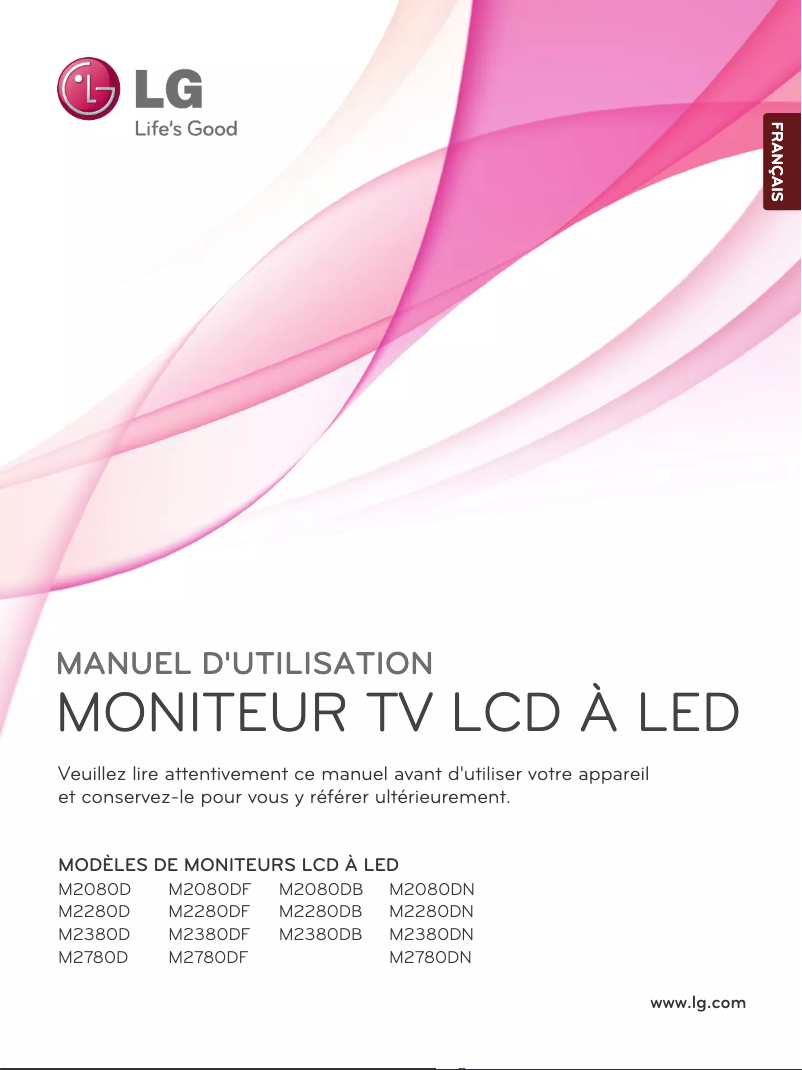 Page n°1 - Manuel utilisateur LG M2280DF