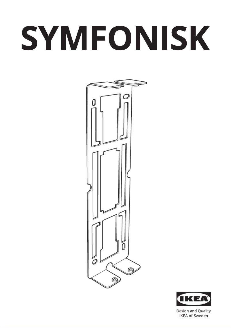 Page 1 de la notice Manuel utilisateur Ikea SYMFONISK 104.381.71