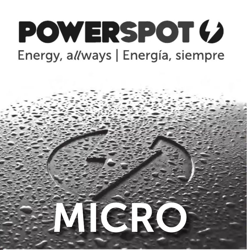 Page n°1 - Manuel utilisateur Powerspot Micro