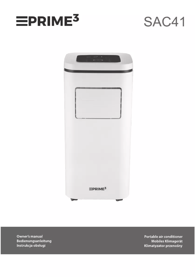 Página 1 del manual Manual de usuario PRIME3 SAC41