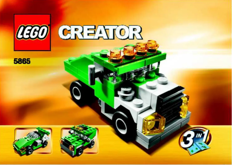 Image de la première page du manuel de l'appareil Creator 5865