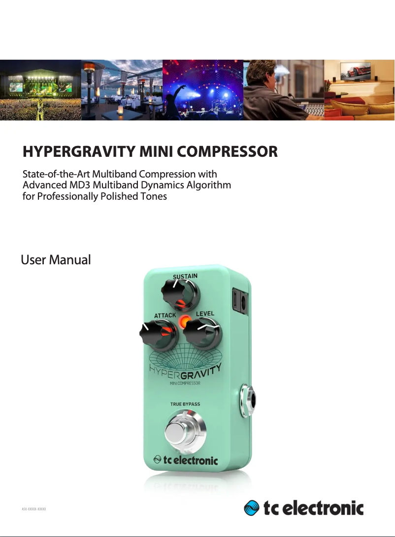 Image de la première page du manuel de l'appareil TC HyperGravity Mini Compressor