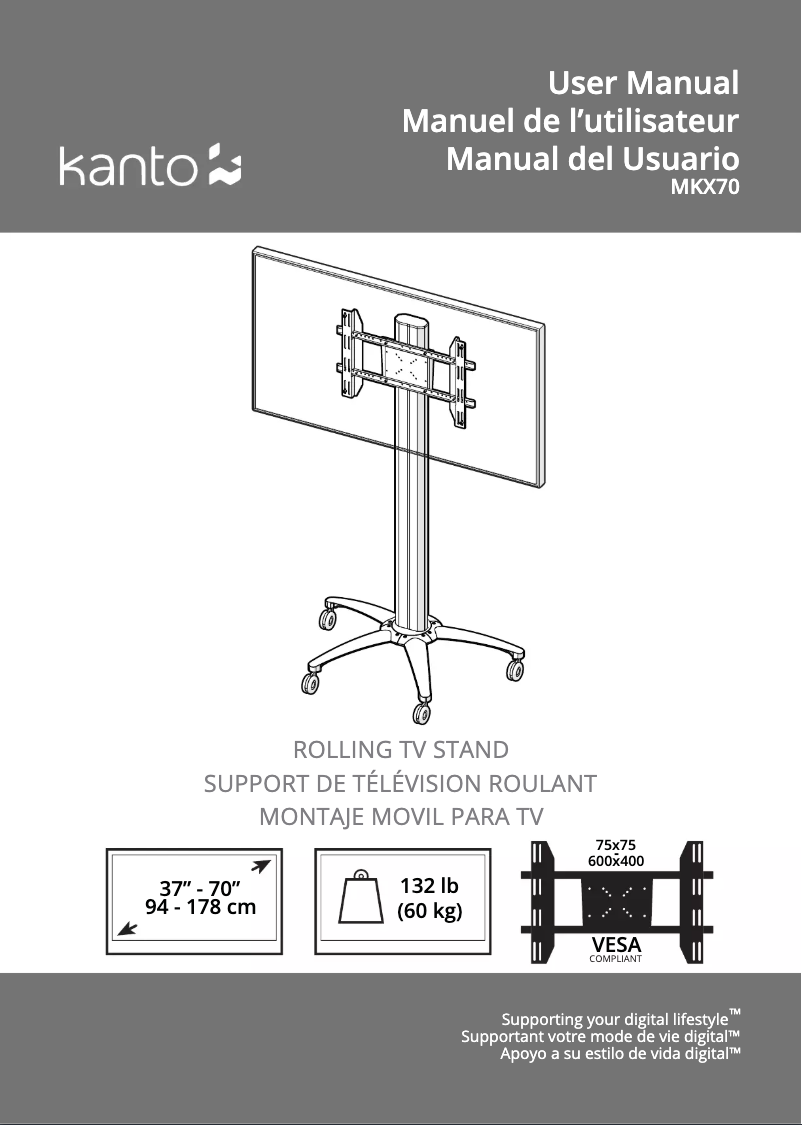 Página 1 del manual Manual de usuario Kanto MKX70
