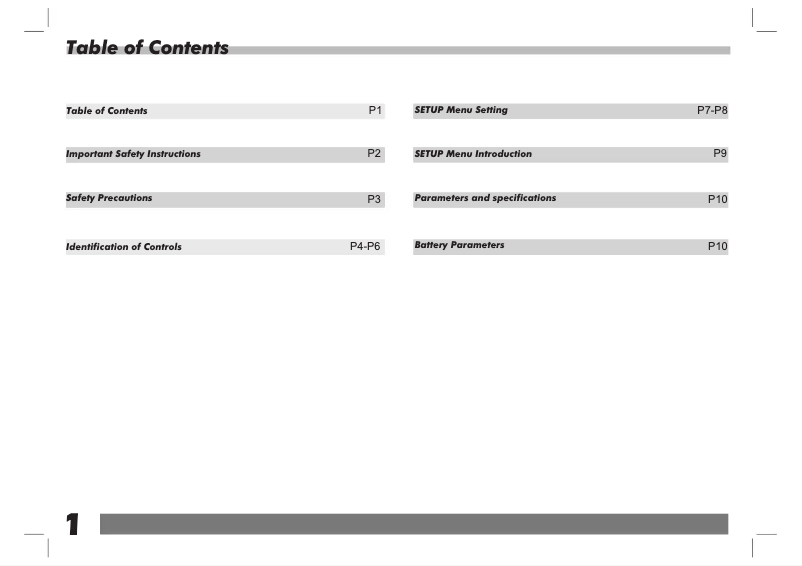 Page 1 de la notice Manuel utilisateur Soundmaster PDB2590