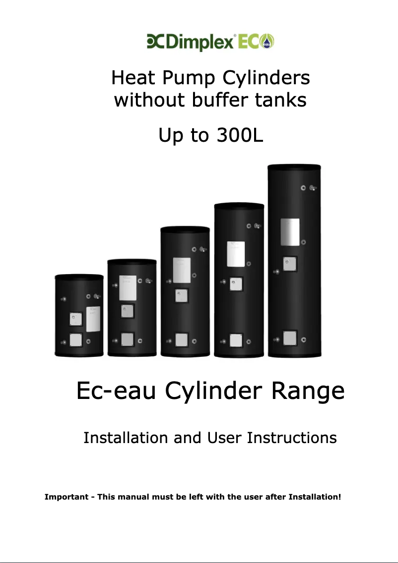 Image de la première page du manuel de l'appareil ECSi175-580