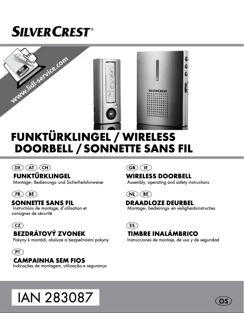 Page 1 de la notice Manuel utilisateur SilverCrest HG01041A