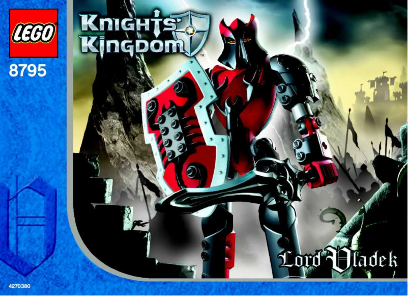 Page n°1 - Manuel utilisateur Lego Knights Kingdom 8795