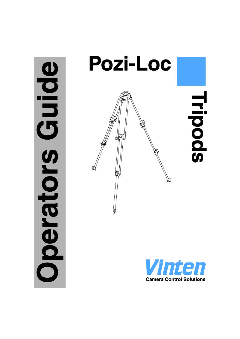 Imagen de la primera página del manual del dispositivo Pozi-Loc