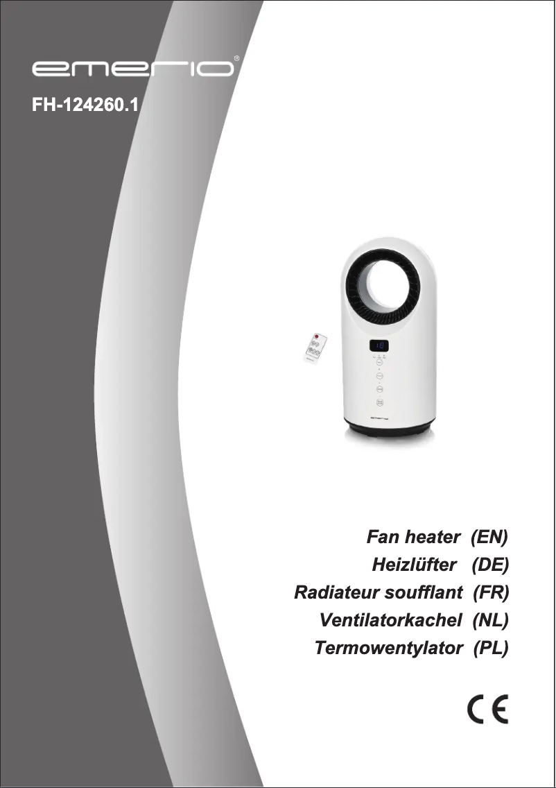 Image de la première page du manuel de l'appareil FH-124260.1