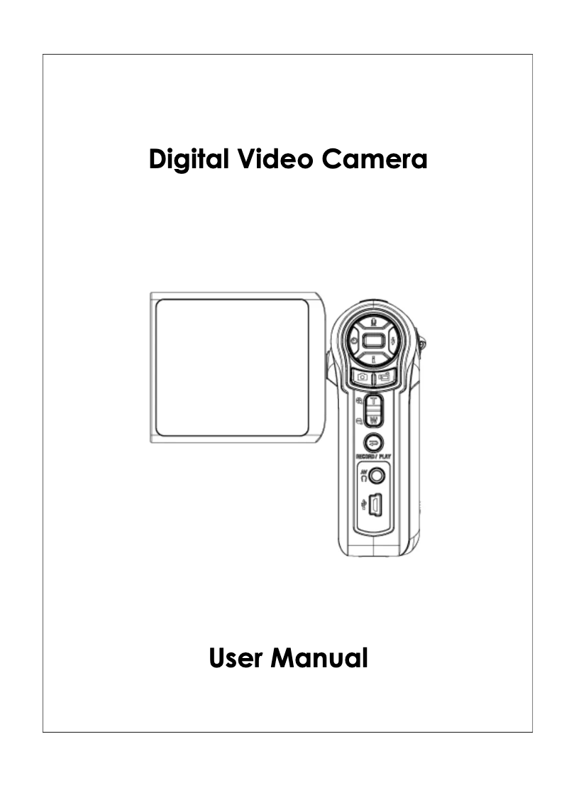 Page n°1 - Manuel utilisateur Easypix DV 5011