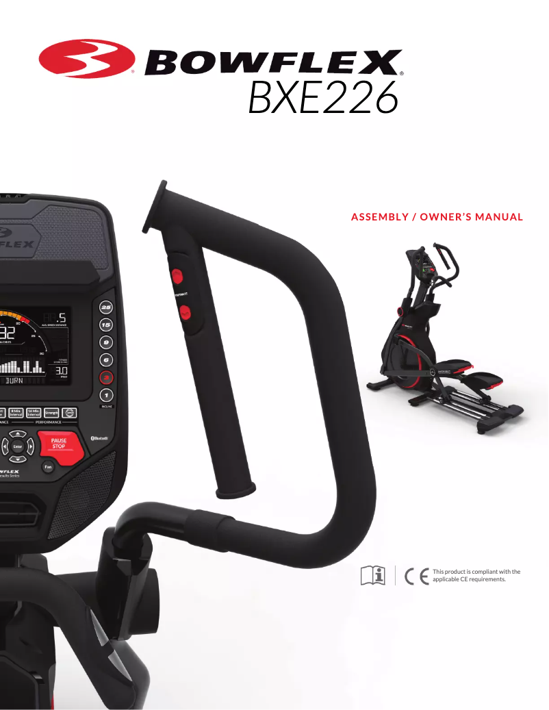Page n°1 - Guide de démarrage rapide Bowflex BXE226