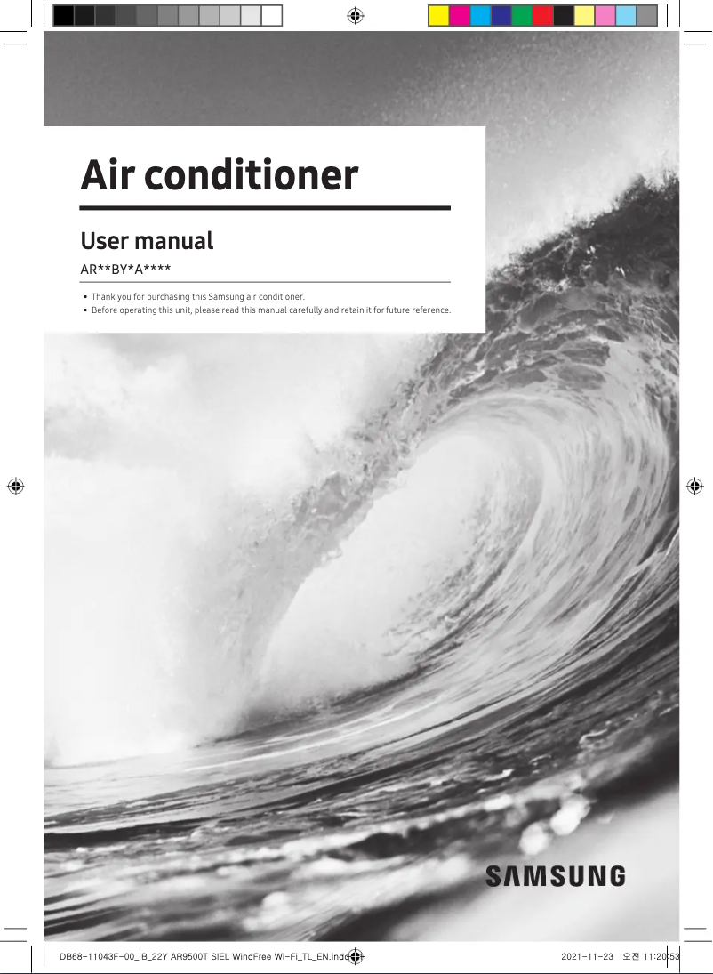 Page n°1 - Manuel utilisateur Samsung AR18BY3ANWK