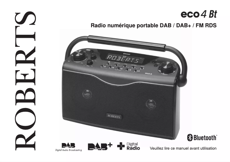 Page n°1 - Manuel utilisateur Roberts Eco4 BT