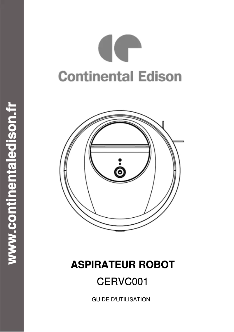 Page n°1 - Manuel utilisateur Continental Edison CERVC001