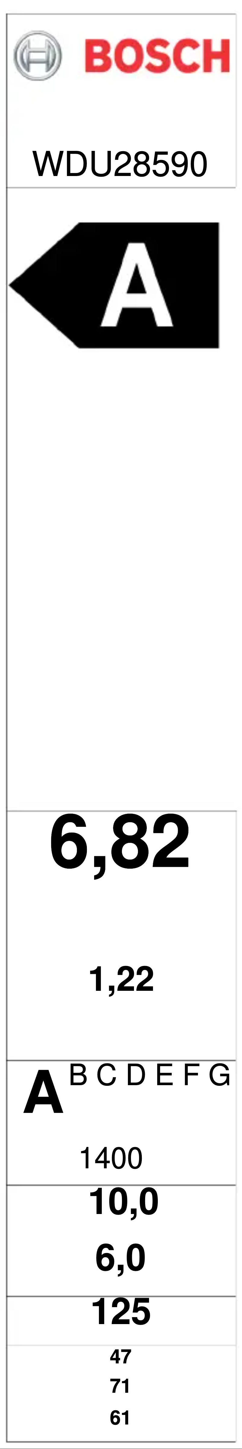 Imagen de la primera página del manual del dispositivo WDU28590