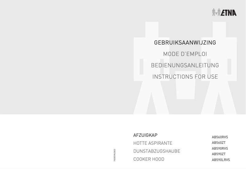 Image de la première page du manuel de l'appareil AB560ZT