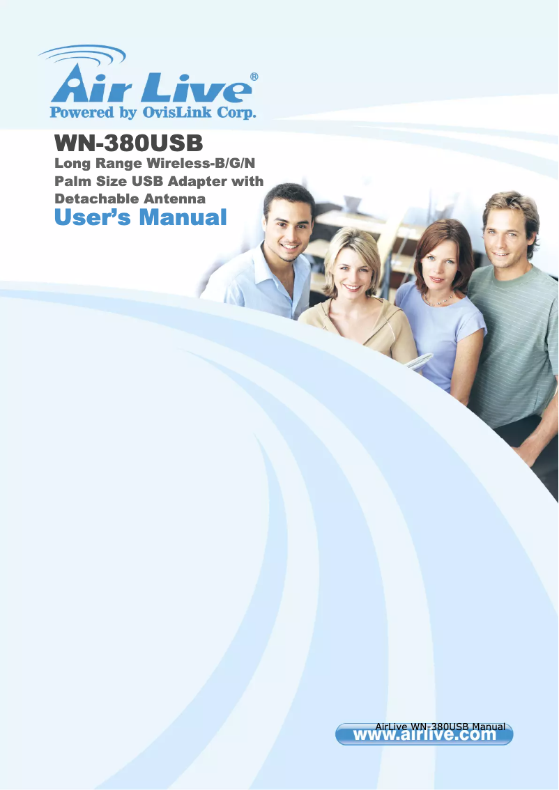 Image de la première page du manuel de l'appareil WN-380USB