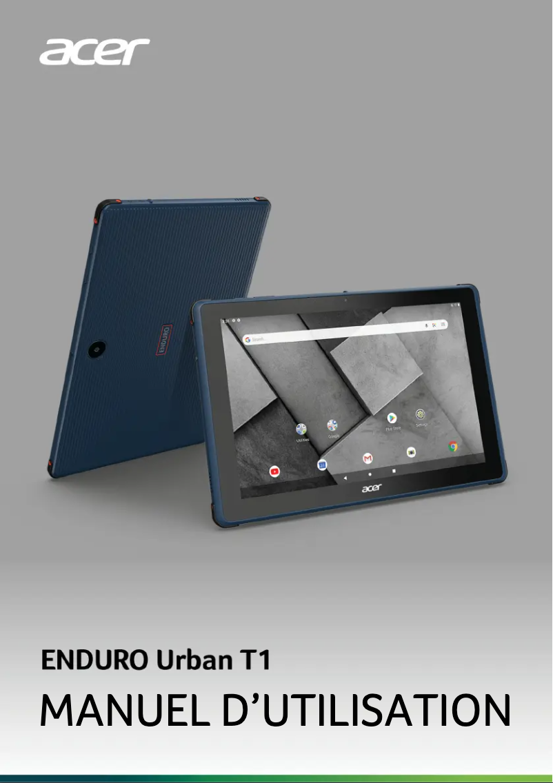 Page n°1 - Manuel utilisateur Acer Enduro Urban T1