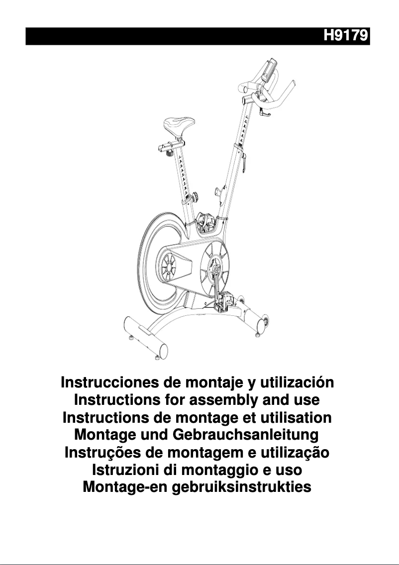 Image de la première page du manuel de l'appareil H9179