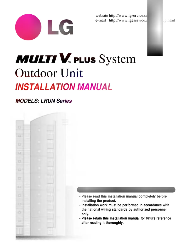 Page n°1 - Manuel utilisateur LG LRNN286TDA0