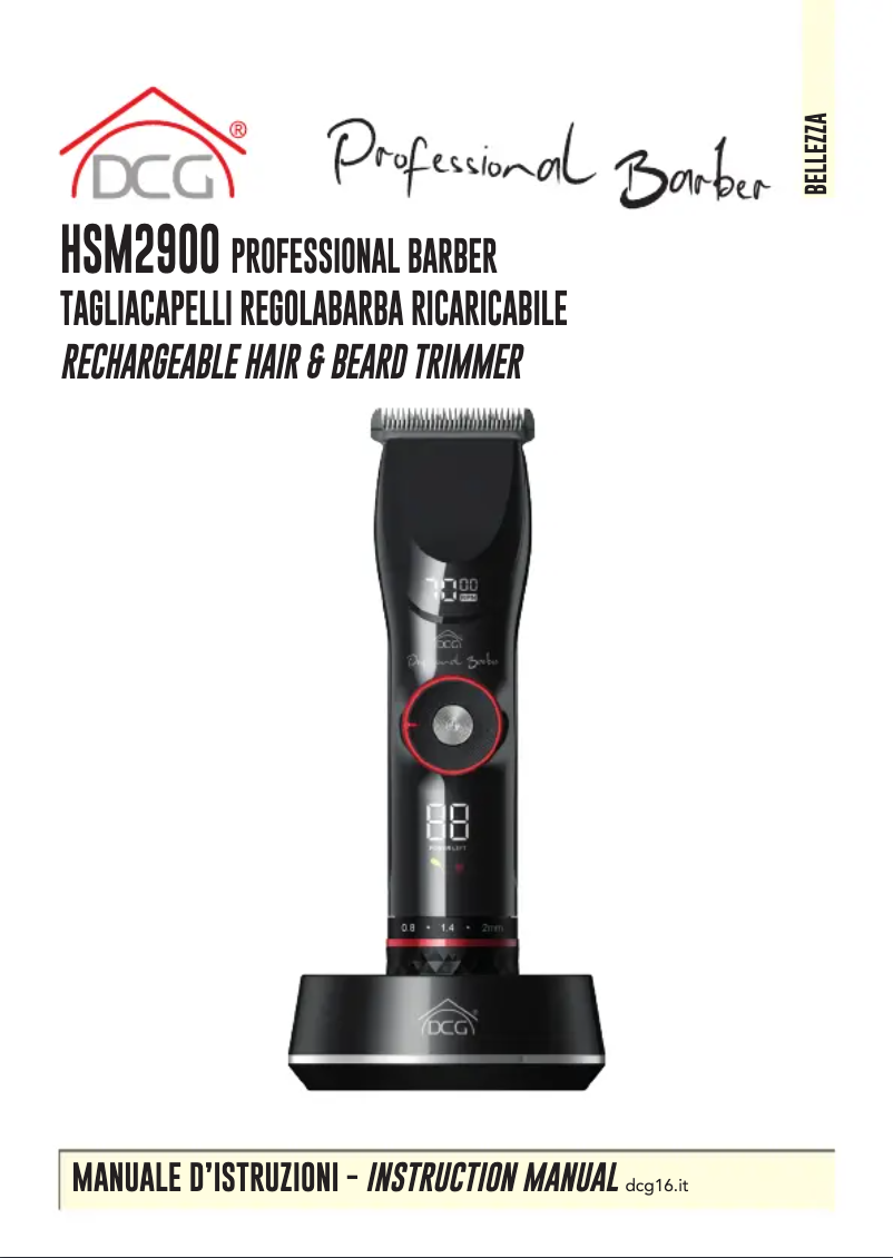 Page n°1 - Manuel utilisateur DCG HSM2900