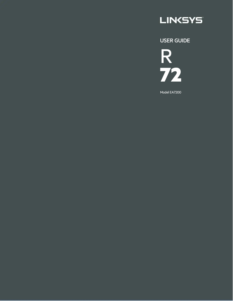 Page n°1 - Manuel utilisateur Linksys EA7200