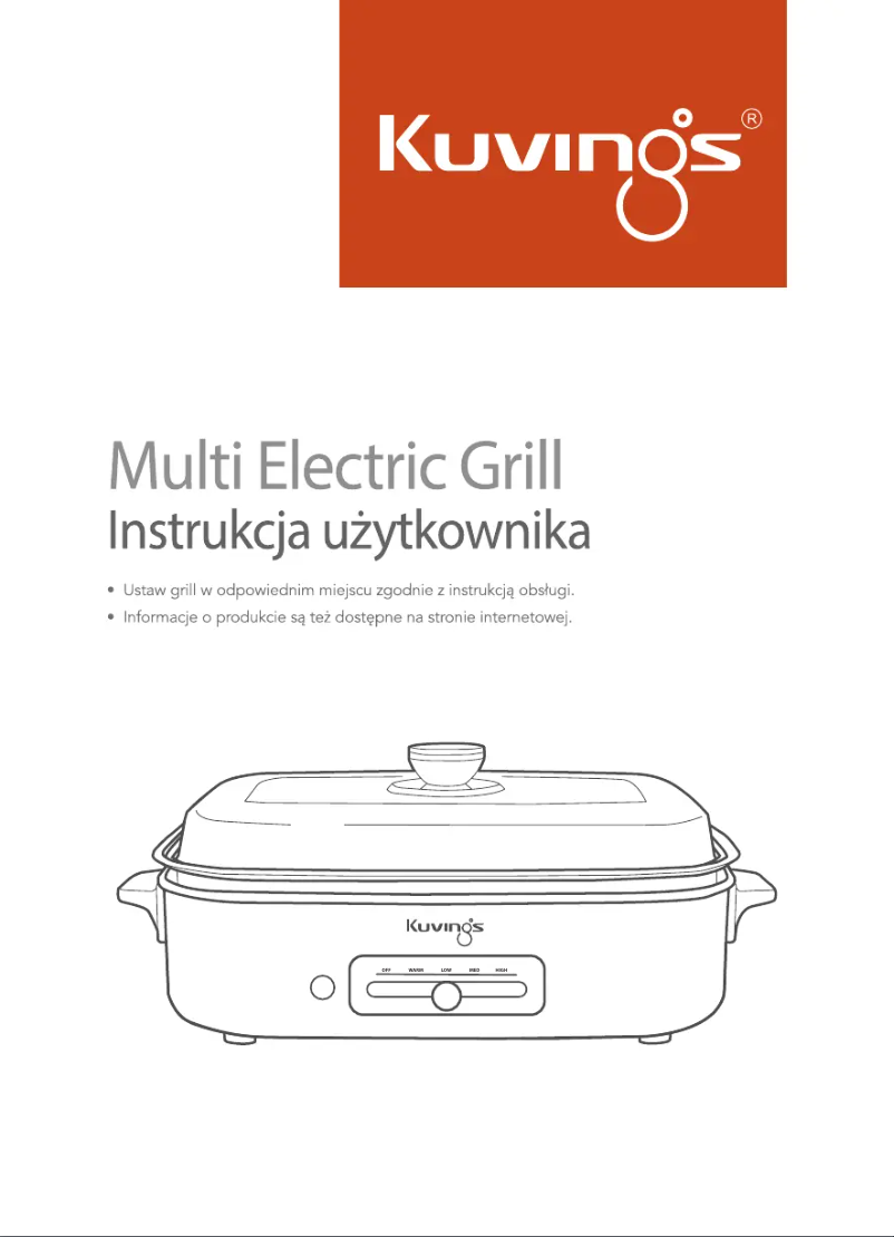 Page 1 de la notice Manuel utilisateur Kuvings KMG-100B