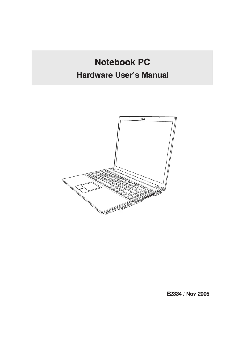 Page 1 de la notice Manuel utilisateur Asus V6J