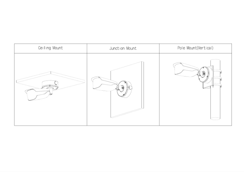 Page 1 de la notice Guide d'installation Dahua Technology IPC-HFW7842H-Z
